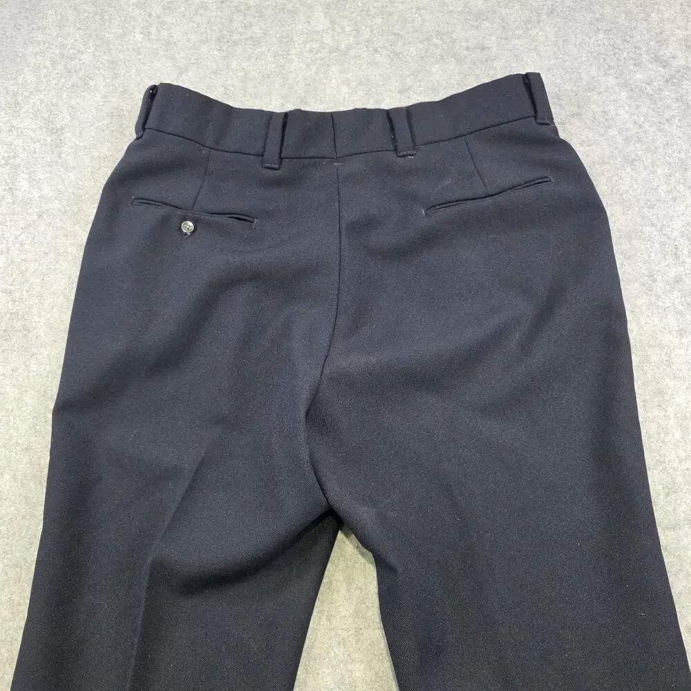 Vintage 70s Levis Panatela Pants Mens 34x30‎ Blue Dress Flat Front Straight Leg